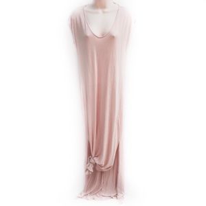 F21 super soft open back maxi dress